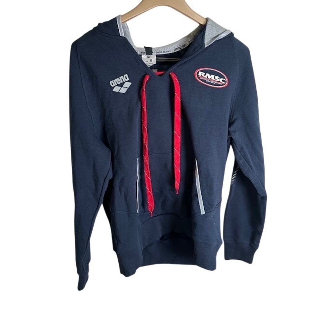 Arena RMSC Rockville Montgomery Swim Club Navy Blue Hoodie USA Swimming‎
